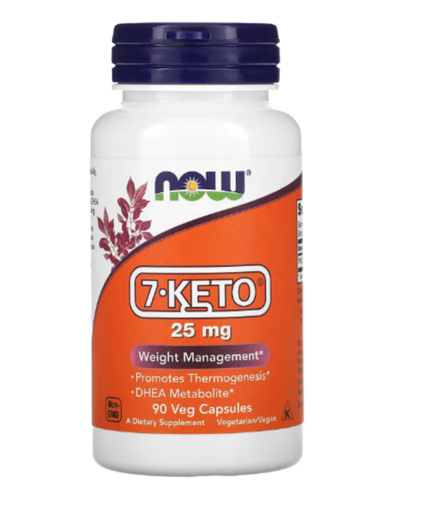 Now Foods, 7-KETO, 25 mg, 90 Vcaps