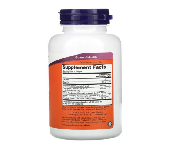 Now Foods, 7-Keto LeanGels, 100 mg, 120 Softgels