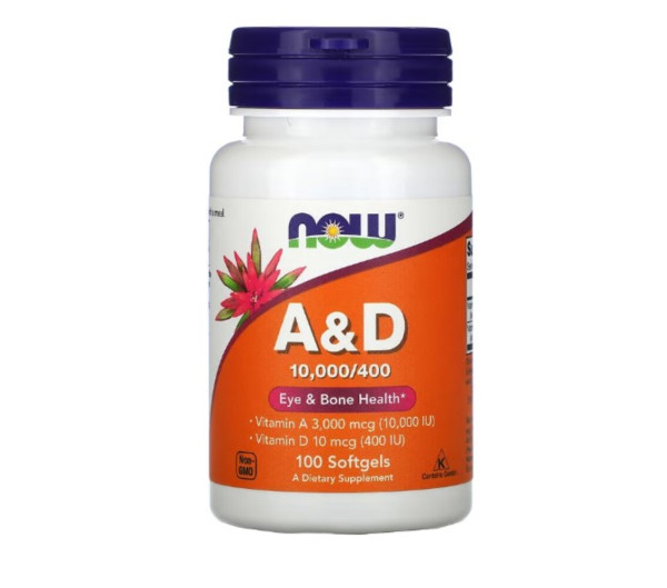 NOW Foods, A&D, 100 Softgels