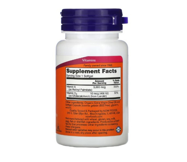NOW Foods, A&D, 100 Softgels