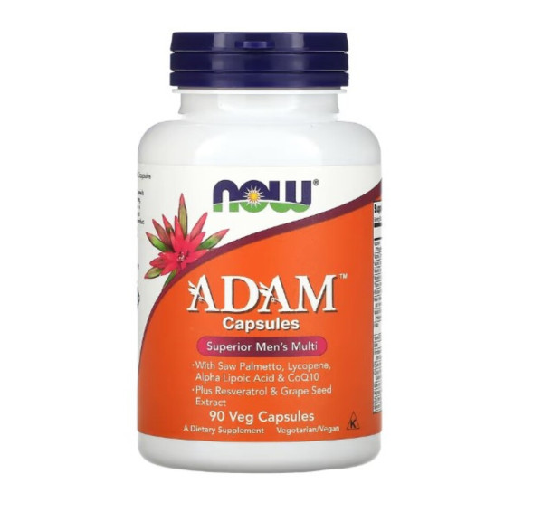 NOW Foods, ADAM, Superior Men's Multi, 90 Veg Capsules