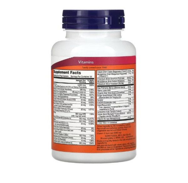 NOW Foods, ADAM, Superior Men's Multi, 90 Veg Capsules
