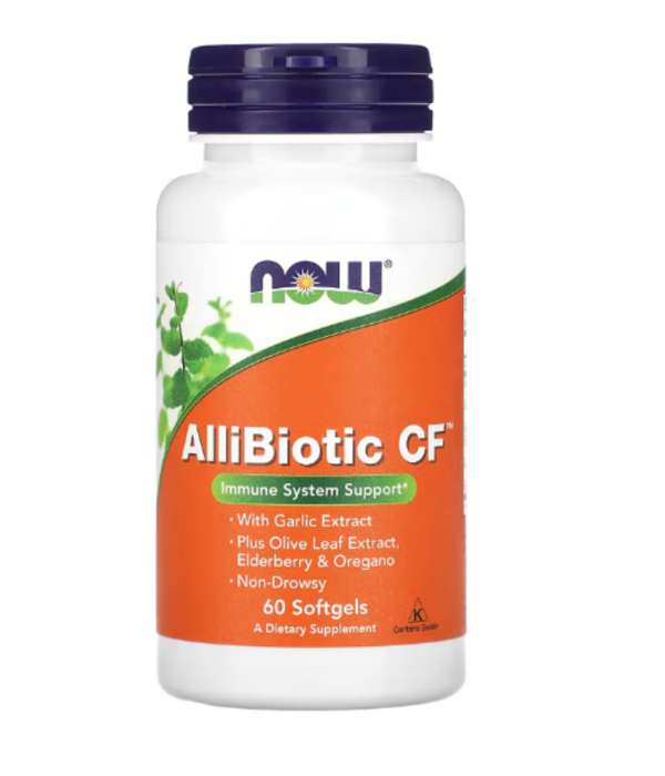 Now Foods, AlliBiotic CF, 60 Softgels