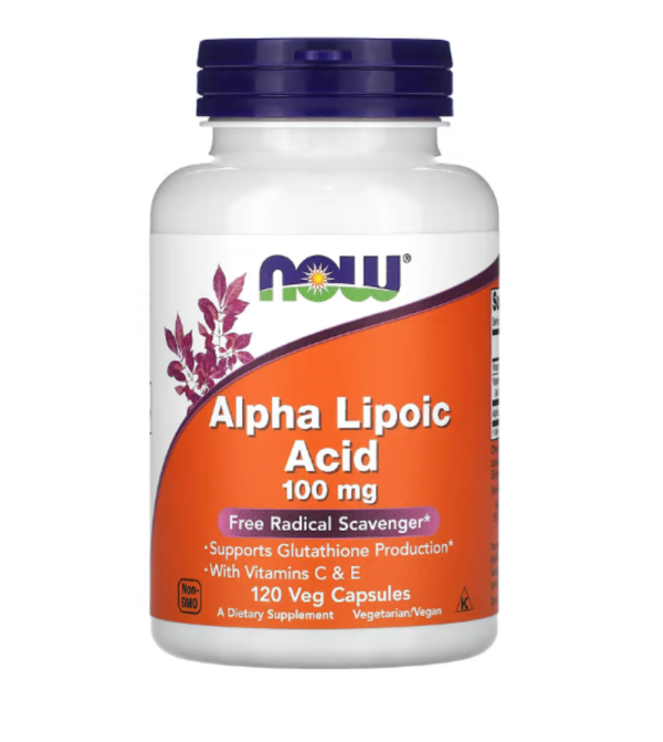 Now Foods, Alpha Lipoic Acid, 100 mg, 120 Vcaps