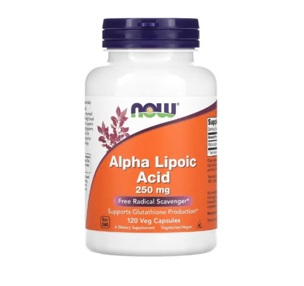 Now Foods, Alpha Lipoic Acid, 250 mg, 120 Vcaps
