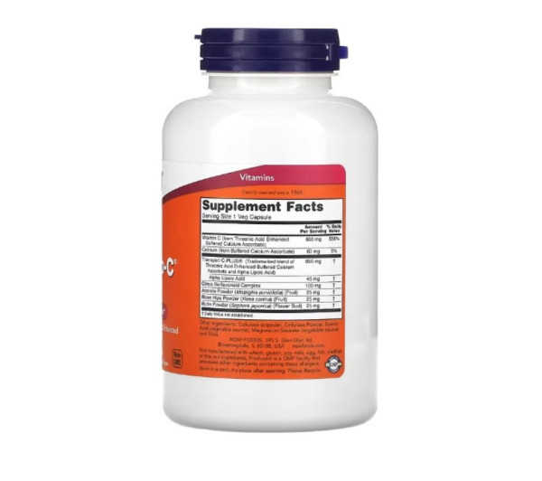 Now Foods, AlphaSorb-C 500, 180 Veg Caps