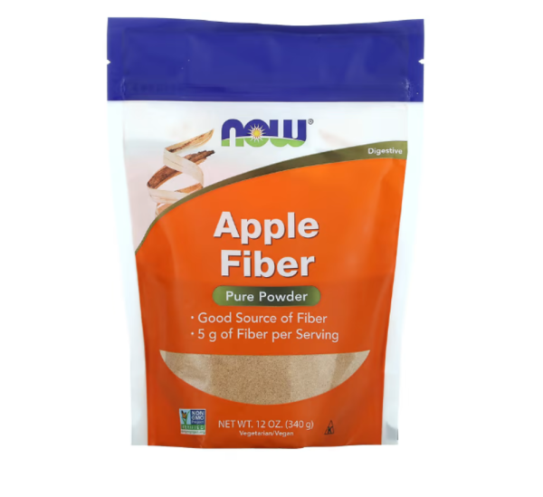 NOW Foods, Apple Fiber, Pure Powder, 12 oz (340 g)