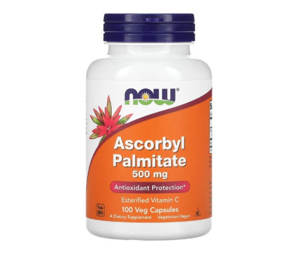 NOW Foods, Ascorbyl Palmitate, 500 mg, 100 Veg Capsules