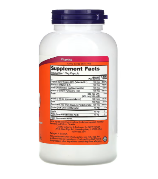 NOW Foods, B-100, 250 Veg Capsules