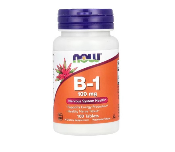 Now Foods, B-1, 100 mg, 100 Tablets