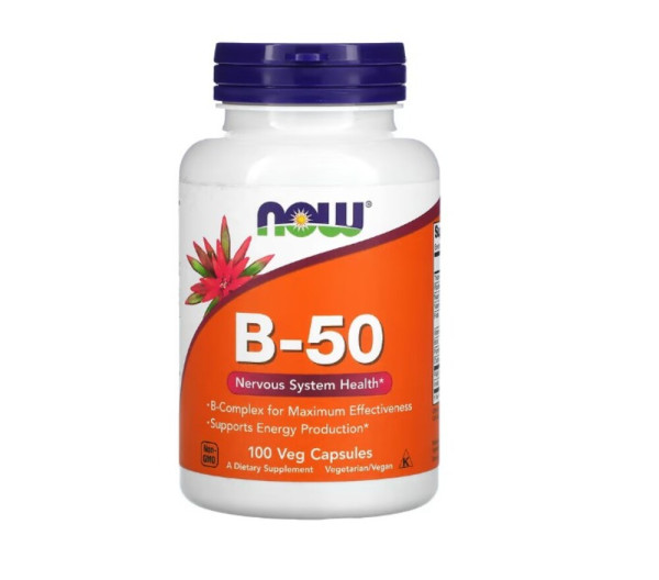 Now Foods, B-50, 100 Veg Capsules