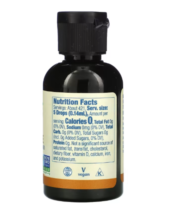NOW Foods, Better Stevia, Zero-Calorie Liquid Sweetener, English Toffee, 2 fl oz (59 ml)