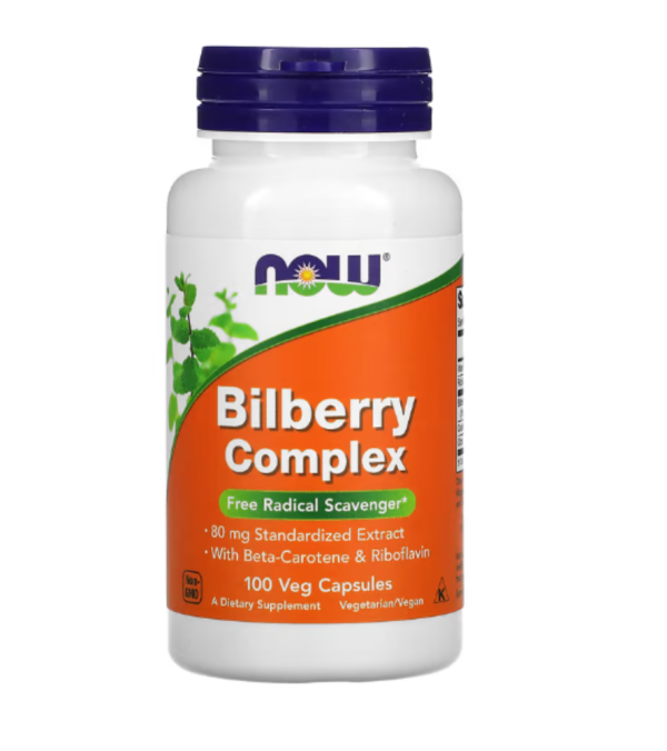 Now Foods, Bilberry Complex, 100 Veg Capsules
