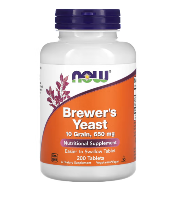 NOW Foods, Brewer's Yeast, 200 Tablets