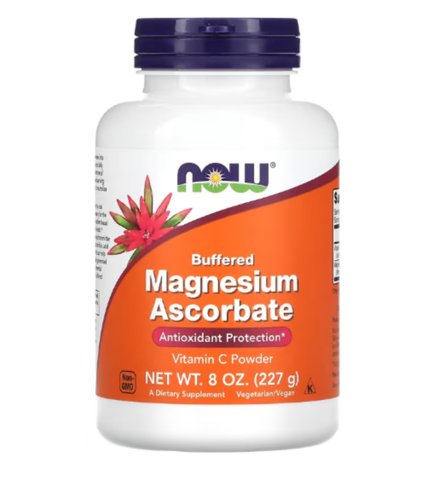 NOW Foods, Buffered Magnesium Ascorbate, Vitamin C Powder, 8 oz (227 g)