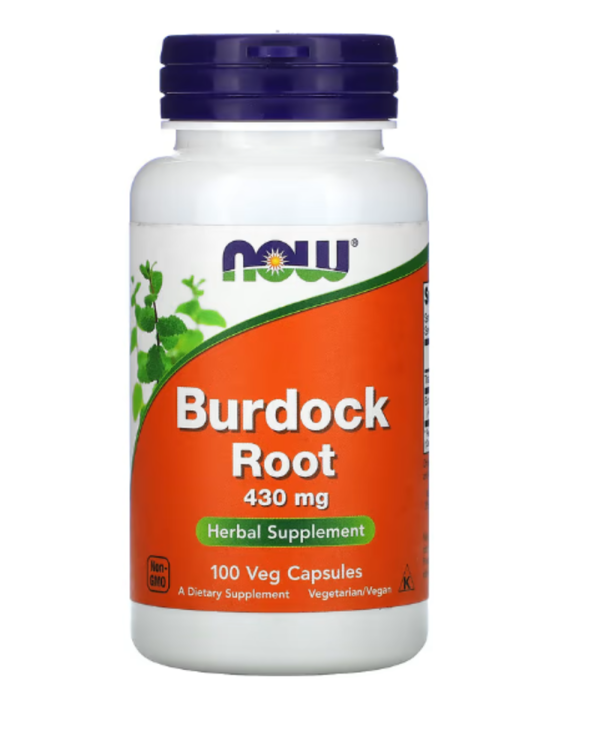 Now Foods, Burdock Root, 430 mg, 100 Capsules