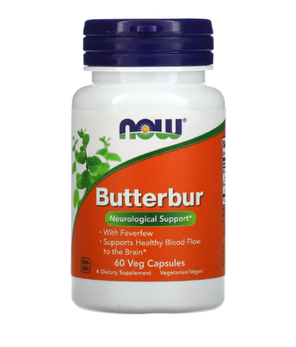 Now Foods, Butterbur, 60 Veggie Caps