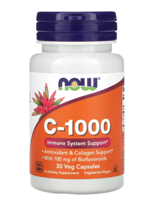 NOW Foods, C-1000, 30 Veg Capsules
