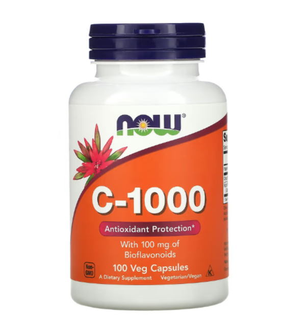 NOW Foods, C-1000 with Bioflavonoids, 100 Veg Capsules