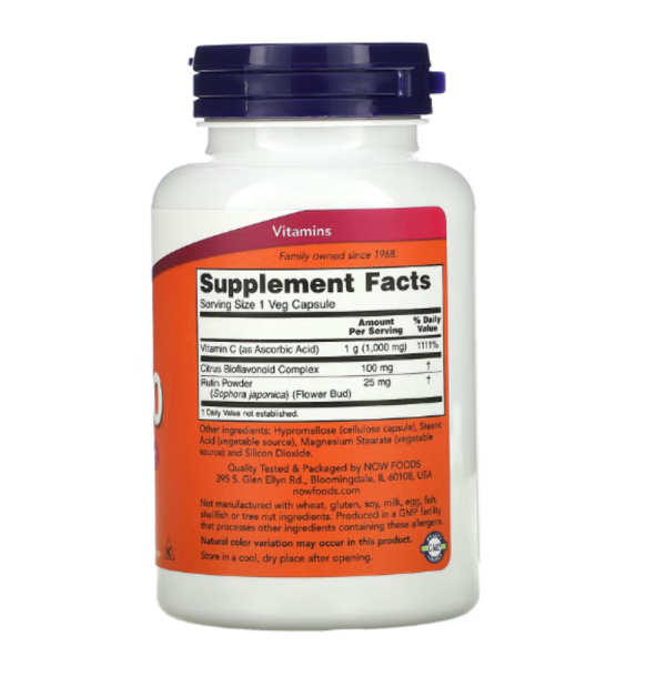 NOW Foods, C-1000 with Bioflavonoids, 100 Veg Capsules