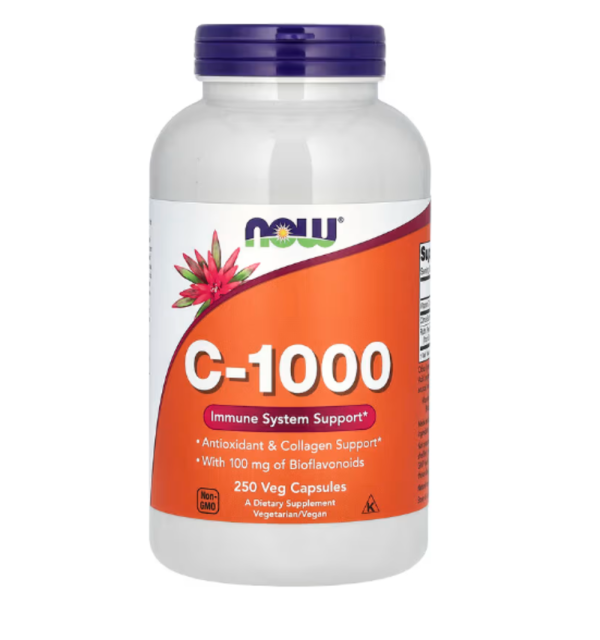 NOW Foods, C-1000 with Bioflavonoids, 250 Veg Capsules