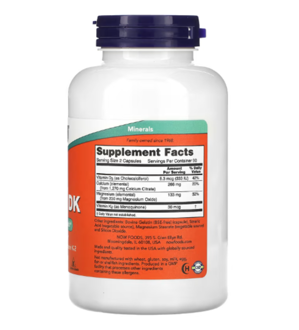 NOW Foods, Cal-Mag DK, 180 Capsules