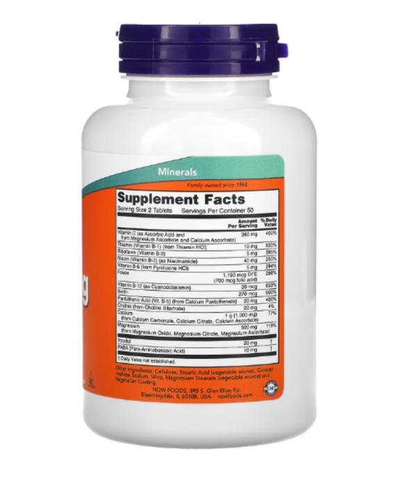 Now Foods, Cal-Mag, Stress Formula, 100 Tablets