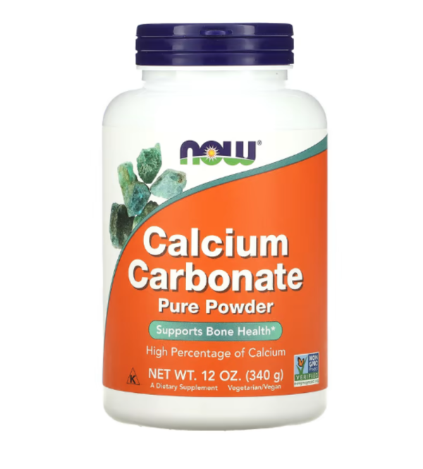 NOW Foods, Calcium Carbonate Pure Powder, 12 oz (340 g)