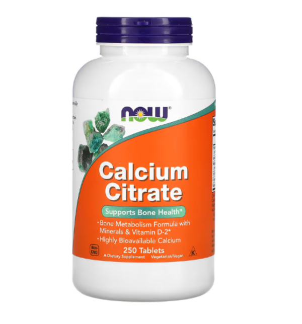 Now Foods, Calcium Citrate, 250 Tablets