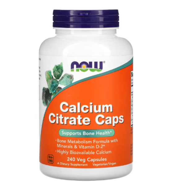 Now Foods, Calcium Citrate Caps, 240 Vcaps