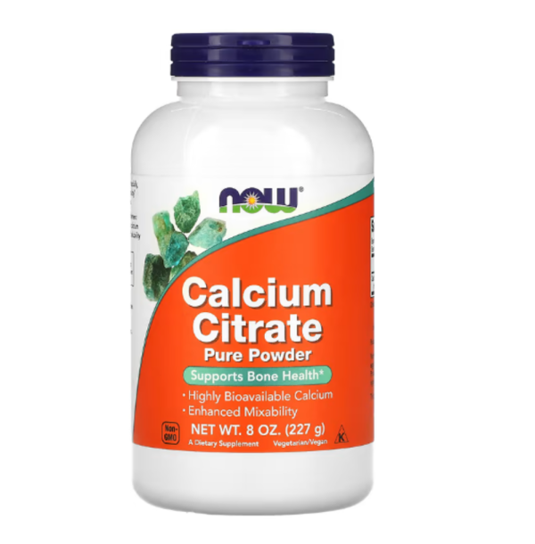 Now Foods, Calcium Citrate, Pure Powder, 8 oz (227 g)