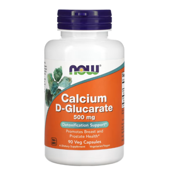 NOW Foods, Calcium D-Glucarate, 500 mg, 90 Veg Capsules