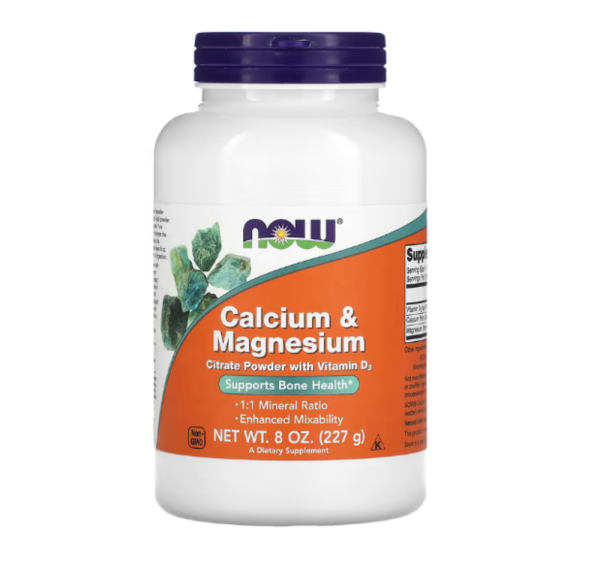 NOW Foods, Calcium & Magnesium, 8 oz (227 g)