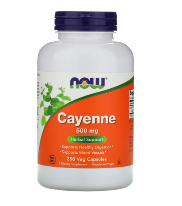 Now Foods, Cayenne, 500 mg, 250 Veggie Caps