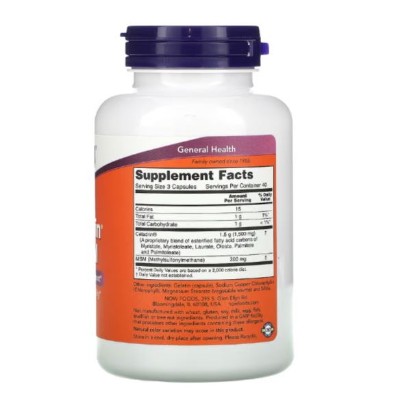 NOW Foods, Celadrin & MSM, 120 Capsules