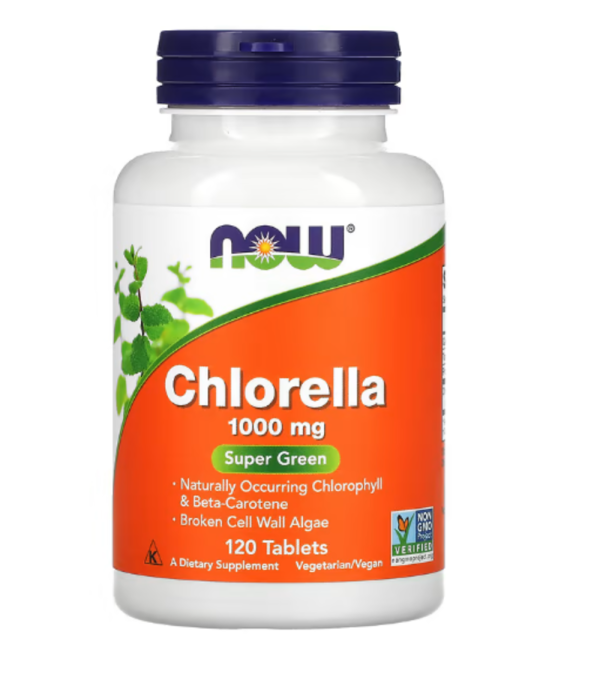 Now Foods, Chlorella, 1000 mg, 120 Tablets