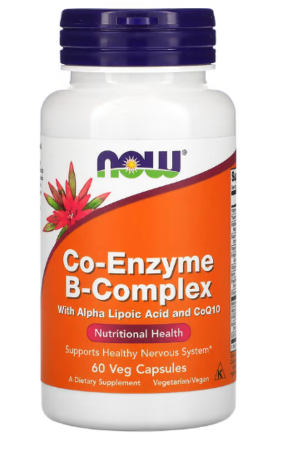 NOW Foods, Co-Enzyme B-Complex, 60 Veg Capsules