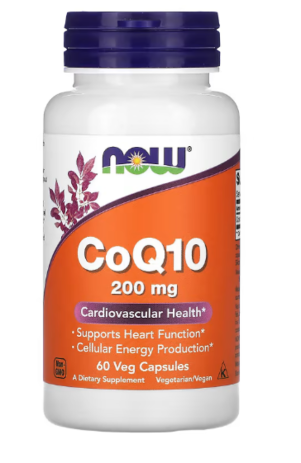 Now Foods, CoQ10, 200 mg, 60 Veg Capsules