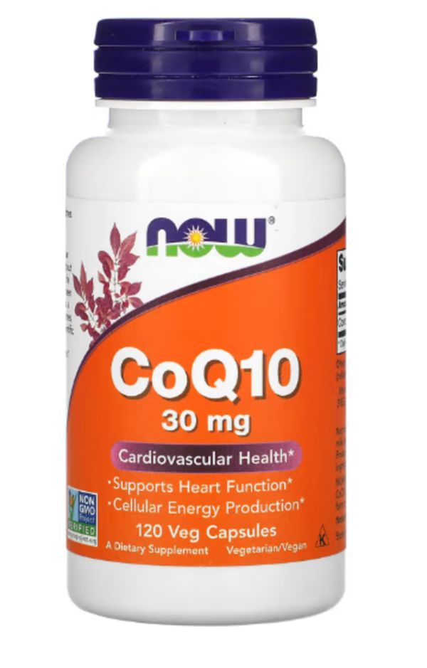 Now Foods, CoQ10, 30 mg, 120 Veg Capsules