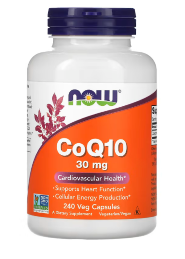 Now Foods, CoQ10, 30 mg, 240 Veg Capsules