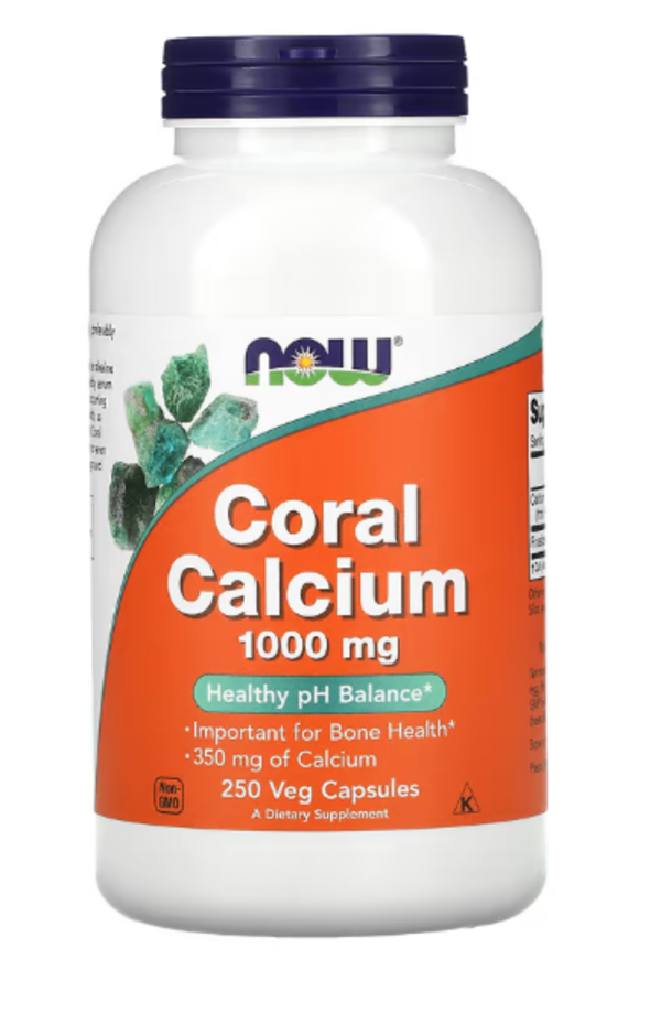 Now Foods, Coral Calcium, 1,000 mg, 250 Veggie Caps