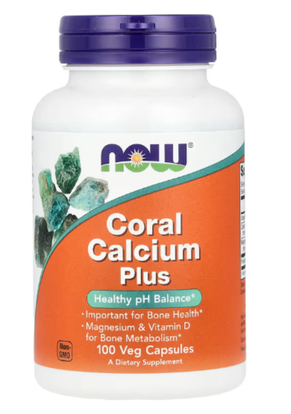 NOW Foods, Coral Calcium Plus, 100 Veg Capsules