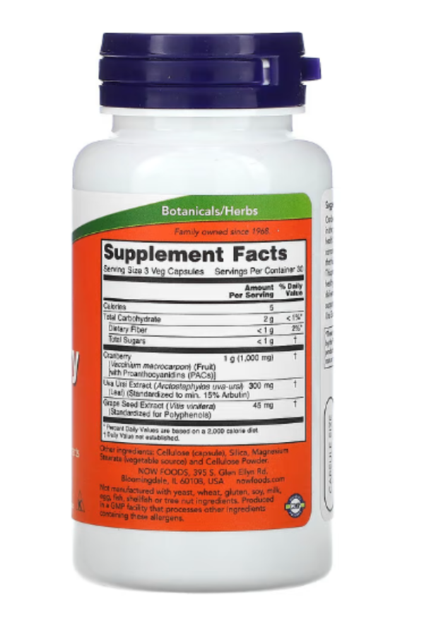 Now Foods, Cranberry, Standardized, 90 Veggie Caps
