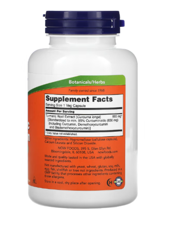 Now Foods, Curcumin, 120 Vcaps
