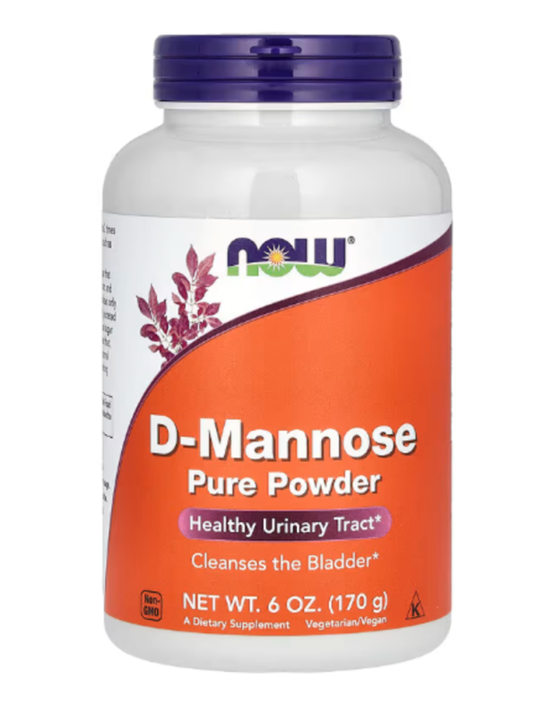 NOW Foods, D-Mannose Pure Powder, 6 oz (170 g)