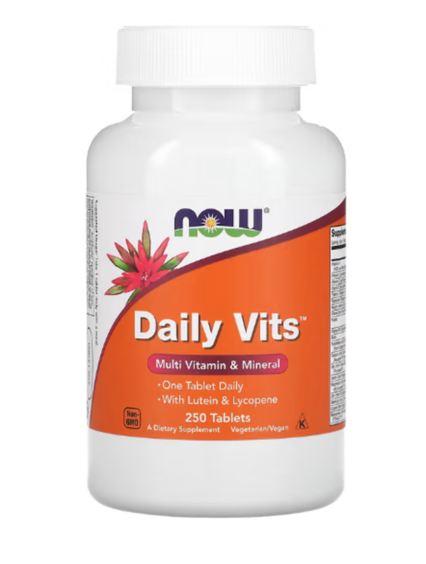 NOW Foods, Daily Vits, Multi Vitamin & Mineral, 250 Tablets