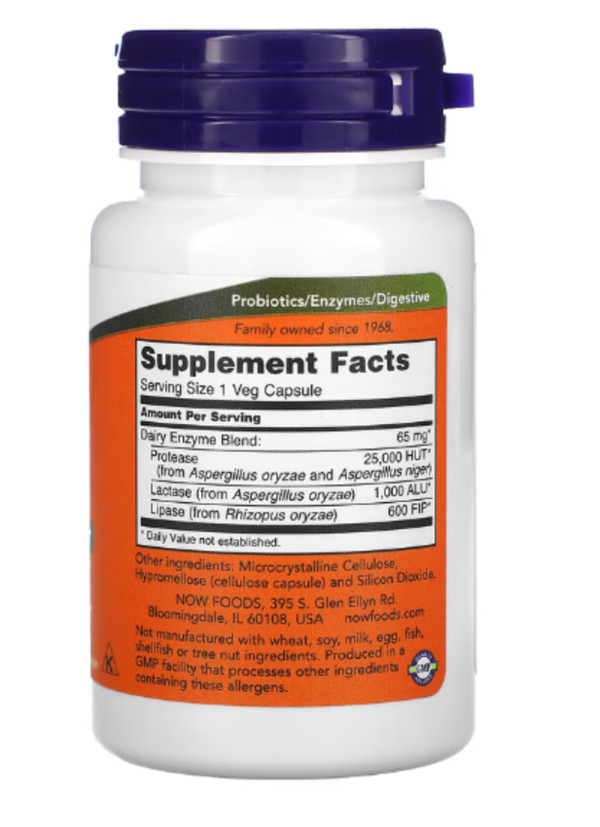 Now Foods, Dairy Digest Complete, 90 Vcaps