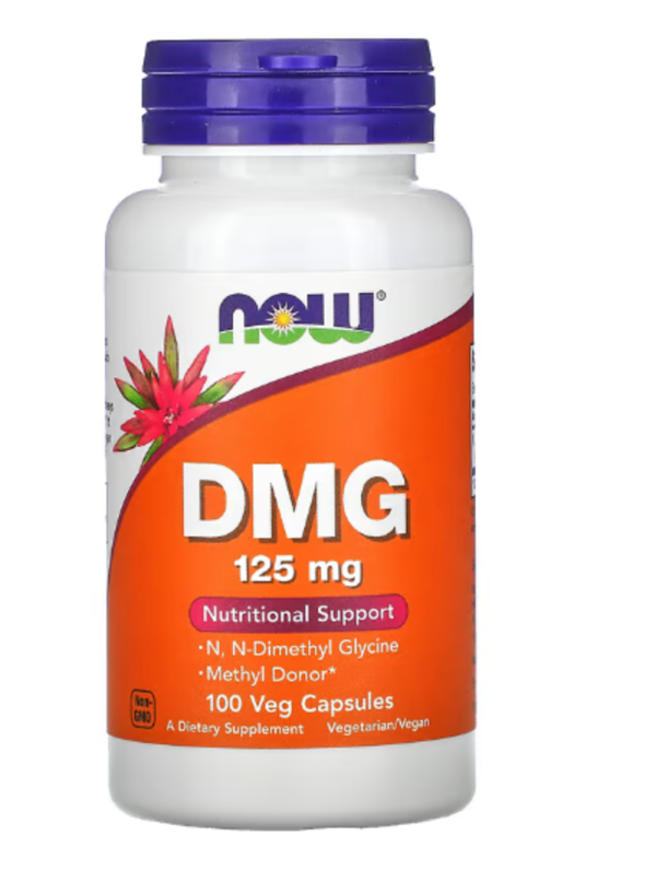 NOW Foods, DMG, 125 mg, 100 Veg Capsules