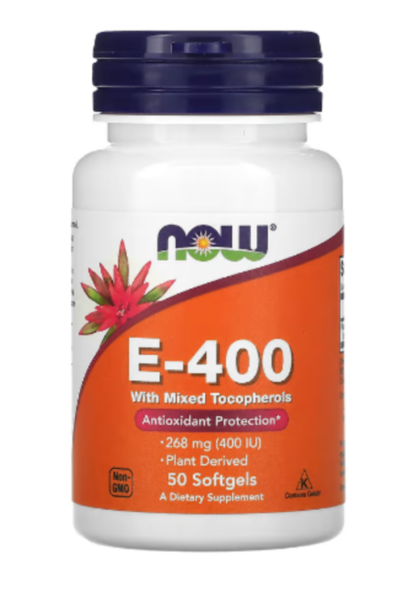 NOW Foods, E-400, 268 mg (400 IU), 50 Softgels