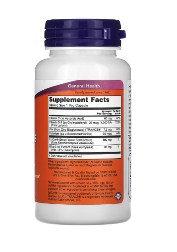 NOW Foods, EpiCor Plus Immunity, 60 Veg Capsules